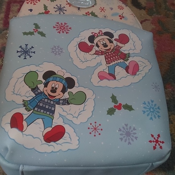 Disney Her Universe Minnie and Mickey Snow Angel mini backpack - Picture 5 of 5